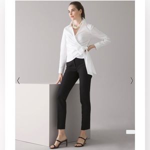 WHBH Comfort Stretch Slim Ankle Pants - Black